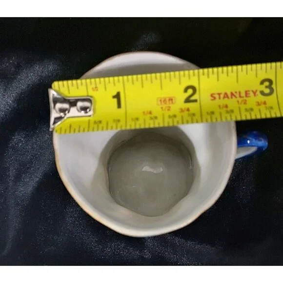 Nippon Hand Painted CHOCOLATE POT Cobalt Blue Gold Florial 12pc Set Antique - Picture 12 of 16